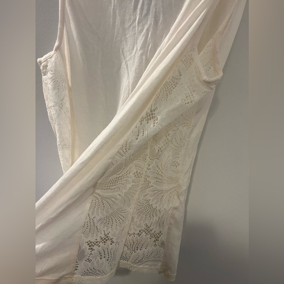 7 For All Mankind White Lace Tank - Picture 7 of 7